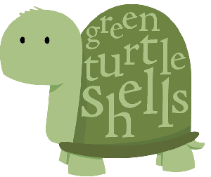 Green Turtle Shells