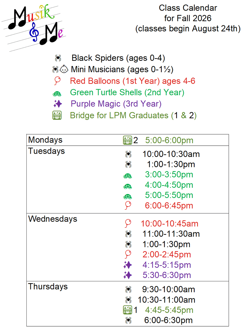 Class Calendar